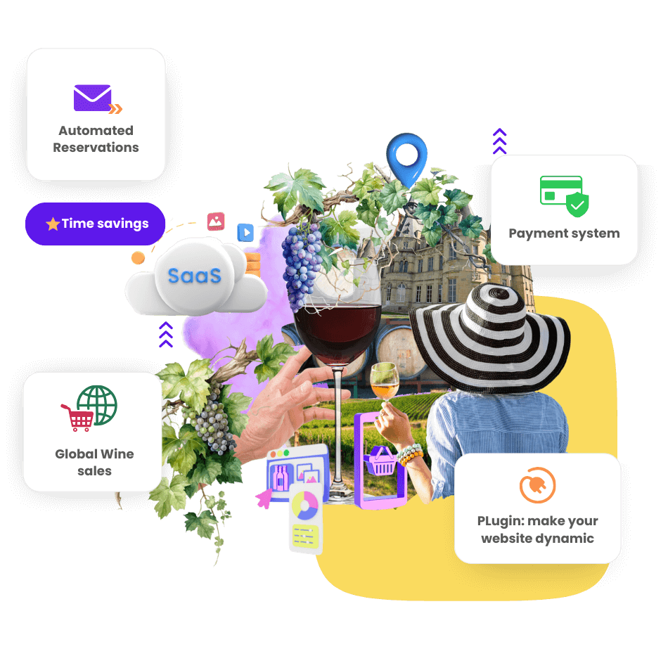 Online winery booking systems